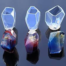 Craft Your Own Diy Gemstone Soaps With These Clear Large Multi Faceted Diamond Stone Jewelry Silicone Soap Molds T Resin Crafts Resin Jewelry Making Resin Diy