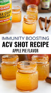 Apple Cider Vinegar Shot Recipe Apple Pie Flavor In 2020 Apple Cider Vinegar Shots Apple Cider Vinegar Benefits Shot Recipes