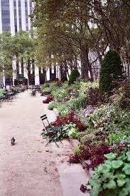 Bryant Park New York City September 1997 Planting Design By Lynden Miller Photo By Michael Gordon Conservatory Garden Plants Plant Design