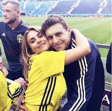 Victor jrgen nilsson lindelf born 17 july 1994 commonly known as victor nilsson lindelf or simply victor lindelf lndlv is a swedish professi. Victor Lindelof And Wife Maja Nilsso Kiss At Sweden Match Celebrity News Showbiz Tv Express Co Uk