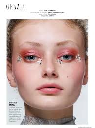 Makeup & hair by Iris Moreau for Grazia Bulgaria Photography: Marta Elena  Vassilakis Makeup & hair: Iris Moreau @ Judy Inc