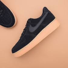 Nike Air Force 1 Black Suede Gum Sole Nike Air Force 1 07 Lv8 Suede Aa1117 001 Svart Mustig Suede Gumsole Airforce1 Footish Gumsole Uppsala Link In Bio Sapatos