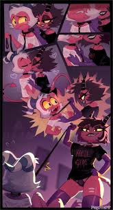 helluva boss, millie (helluva boss), moxxie (helluva boss), skeleion,  bedroom eyes - Rule 34 XYZ