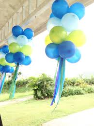 hanging balloons which i call jellyfish hanging balloons balloon decorations party party balloons