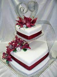 Heart Shaped 2 Tier Cake Heart Shaped Wedding Cakes Wedding Anniversary Cakes Heart Wedding Cakes
