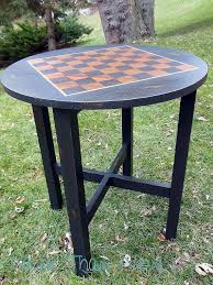 Odd Sized Table To Chess Table Chess Table Oak Table Checkerboard Table