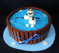 3rdrevolution Frozen Cake Frozen Birthday Cake Kit Kat Cake