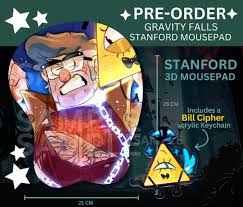 SOLD OUT - Stanford MOUSEPAD 3D  Gravity Falls