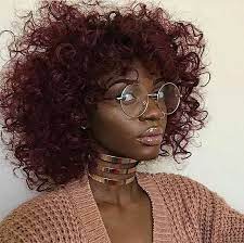 Black Women Hairstyles Natural Hairstyle Makeup Black Women Makeup Colored Natural Hair F Red Hair On Dark Skin Hair Color For Dark Skin Dyed Natural Hair