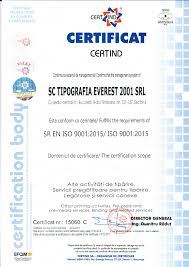 The iso 9000 family of quality management systems (qms) is a set of standards that helps organizations ensure they meet customer and other stakeholder needs within statutory and. Certificates Tipografia Everest 2001