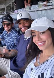 Dak Prescott spotted in Yankees jersey