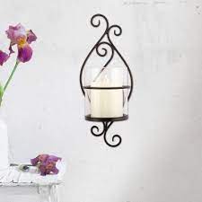 Battery operated wall sconces with flameless wax candles 2 pack. Black Wall Candle Sconces Target