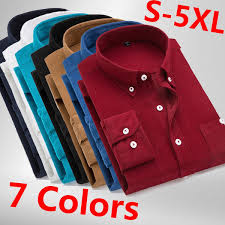 See how to take the measurements here. 2020 Plus Size Men S Shirt Fashion Slim Shirt Long Sleeve Cotton Shirt Solid Color Shirt Formal Shirt Wish