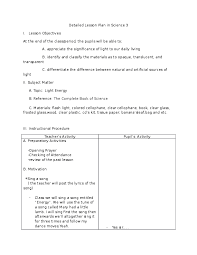 Doc Science 3 Detailed Lesson Plan Napoleon Morales Academia Edu