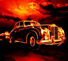 Colorful Classic Car New Car Wallpaper Computer Wallpaper Fire Image