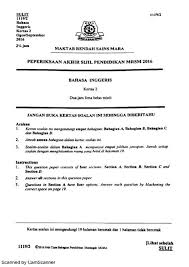 0844/02 for examination from 2018. Spm 2016 English Paper 2 Answer Sslc 10th Question Papers With Answer Key Download Some Question Papers Come With Answer Schema Skema Jawapan Ksaernoy
