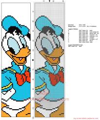 Find great deals on ebay for cross stitch patterns bookmark. Cross Stitch Pattern Bookmark For Children With Disney Donald Duck Free Cross Stitch Patterns Simple Unique Alphabets Baby