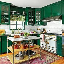 This vibrant hue (lafayette green,. Green Kitchen Cabinets 2016 Kitchen Trends The Estate Of Things