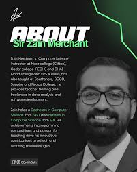 The achievements keep piling up! Sir Zain's vibrant portfolio is a reason  why he's the best CS teacher in town. Understanding and applying concepts  is the easiest with CSWZ. What are you