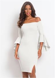 Cet article est dans la catégorie accueil , et vous pouvez trouver des articles similaires toutes catégories , mode femme et accessoires , robes. Voir Robe A Epaules Denudees Avec Volants Aux Manches Et Une Fente Long Env 90 Cm Dresses Simple Dresses White Maternity Dresses