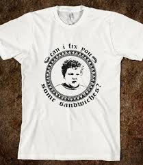 Can I Fix You Some Sandwiches Fitted T Shirt Skreened Shirts Mens Tops T Shirt