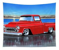 Image result for Red 1957 Truck