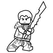 1000 x 1000 jpg pixel. Mewarna07 Kleurplaat Lego Ninjago Jay