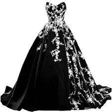 Plus Size Black And White Or Blue Ball Gown Wedding Dresses Sweetheart Neckline In Black Satin White Ball Gowns Black Ball Gown Ball Gown Dresses