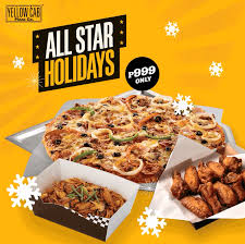 Yellow Cab Pizza S All Star Holidays Promo Until Jan 15 2020 In 2020 Holiday Promos Yellow Cabs Food
