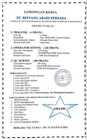 Maybe you would like to learn more about one of these? Pt Kias Karanganyar Adalah Lowongan Kerja Operator Pt Sumi Indo Wiring System