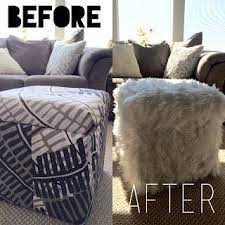 Faux Fur Ottoman Faux Fur Ottoman Fur Ottoman Faux Fur Decor