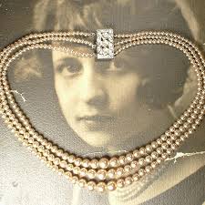 Rhinestone Crystal Strand Pearl Necklace With Brooch Strand Pearl Saturn  Necklace