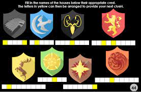 Community contributor this post was created by a member of the buzzfeed community.you can join and make your own posts and quizzes. Printable Game Of Thrones Trivia Treasure Hunt