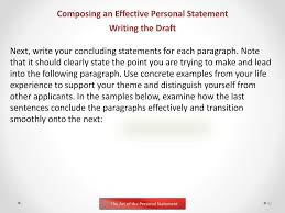The Art Of The Personal Statement A Presentation By Kenneth Joe Galloway Kennethjoe Com The Art Of The Personal Statement Ppt Download