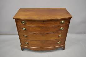 Don't be afraid to use a piece of furniture that's not technically a dresser. Antique Hepplewhite Bow Front Mahogany English Chest Of Drawers Dresser For Sale At 1stdibs