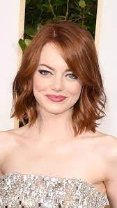 Best Beauty Looks From The Golden Globes 2015 Wavy Bob Hairstyles Medium Length Hair Styles Emma Stone Hair