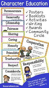 Character Education May Be The Most Important Thing We Impart To Our Students Becau Character Education Posters Character Education Lessons Character Education