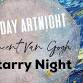 Starry Night: Hommage to Van Gogh - Acrylic event image