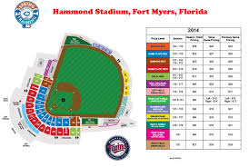 Seating Diagram Hammond Park Spring Training Fort Myers Beach Fort Myers