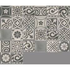 Carreau De Ciment Sol Et Mur Gris Fonce Et Clair Patchwork L 20 X L 20 Cm Carreau De Ciment Deco Carreau De Ciment Ciment