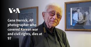 Gene Herrick, AP photographer who covered Korean war and civil rights, dies  at 97