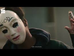 Emmanuel Howell talks about Purge 3 outside APL Resuaurant in Hollywood