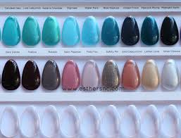 Cnd Shellac Color Chart Esthers Nail Corner