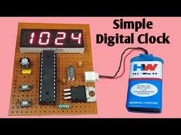 Easy Digital Clock Atmega328p Chip 7 Segment Clock Jlcpcb Youtube Digital Clocks Clock Gadgets For Dad