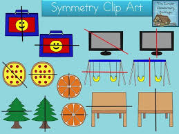 Symmetry Clip Art The Symmetry Of Real Objects Clip Art Earth Day Activities Math Activities
