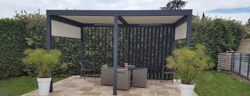 Pergola aluminium bioclimatique en kit. Pergola Bioclimatique Aluminium Fabriquee Sur Mesure Et En Kit
