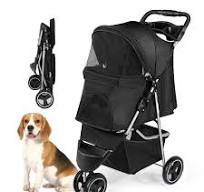 Auto Folding Outdoor Pet Dog Stroller For Medium Large Dogs - China Dog  Stroller And Foldable