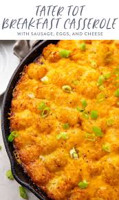 Yummy tater tot casserole allrecipes. The Best Tater Tot Breakfast Casserole 40 Aprons