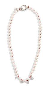 Maison Irem Pearl Love Necklace Maisonirem In 2020 Love Necklace Pearl Love Necklace