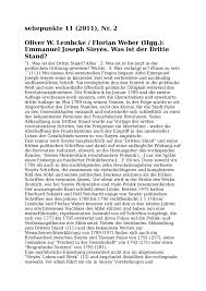 Sommaire 1 sa vie et son œuvre 2 un poème d'arnault 3 œuvres 4 armoiries 5 bibliographie 6 notes 7 liens externes sa vie et son œuvre. Emmanuel Joseph Sieyes Was Ist Der Dritte Stand Recensio Net